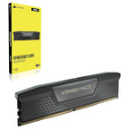 Corsair Vengeance DDR5 RAM, 16GB, 5200MT/s, CL40, Intel XMP 3.0, Black, CMK16GX5M1B5200C40
