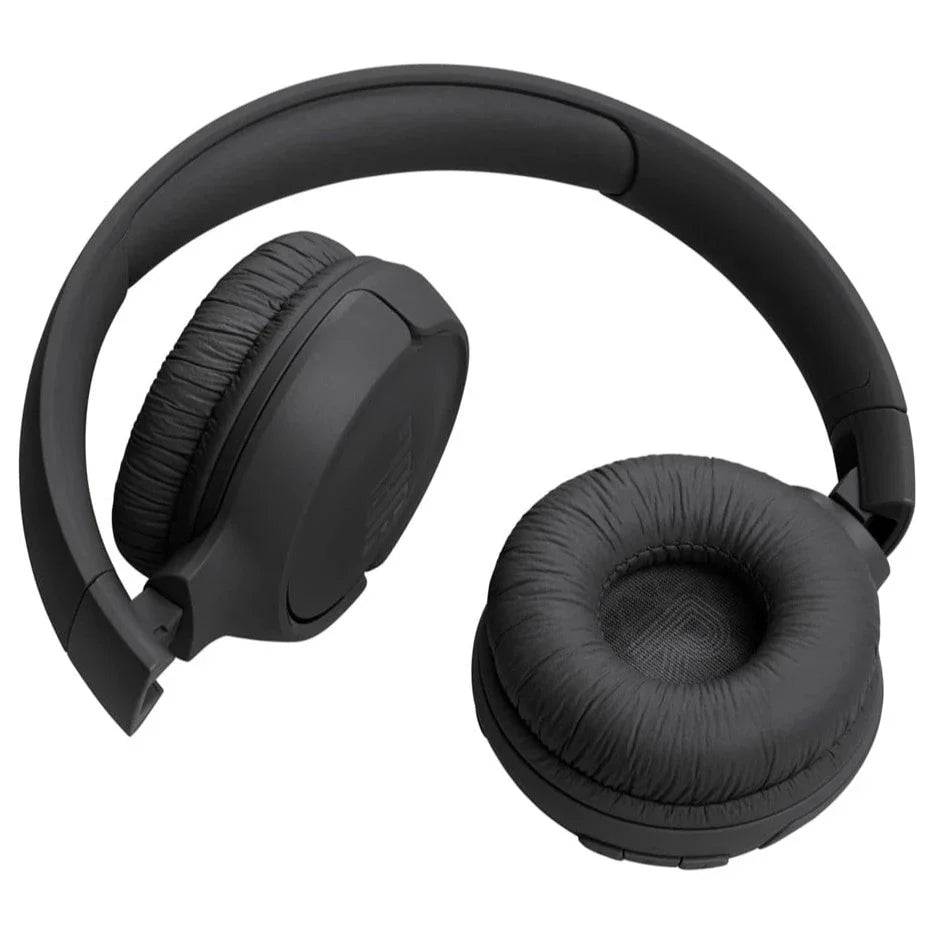 JBL Tune 520BT Wireless On-Ear Headphones, Bluetooth 5.3, Up To 57H Battery Life, Black, JBLT520BTBLK