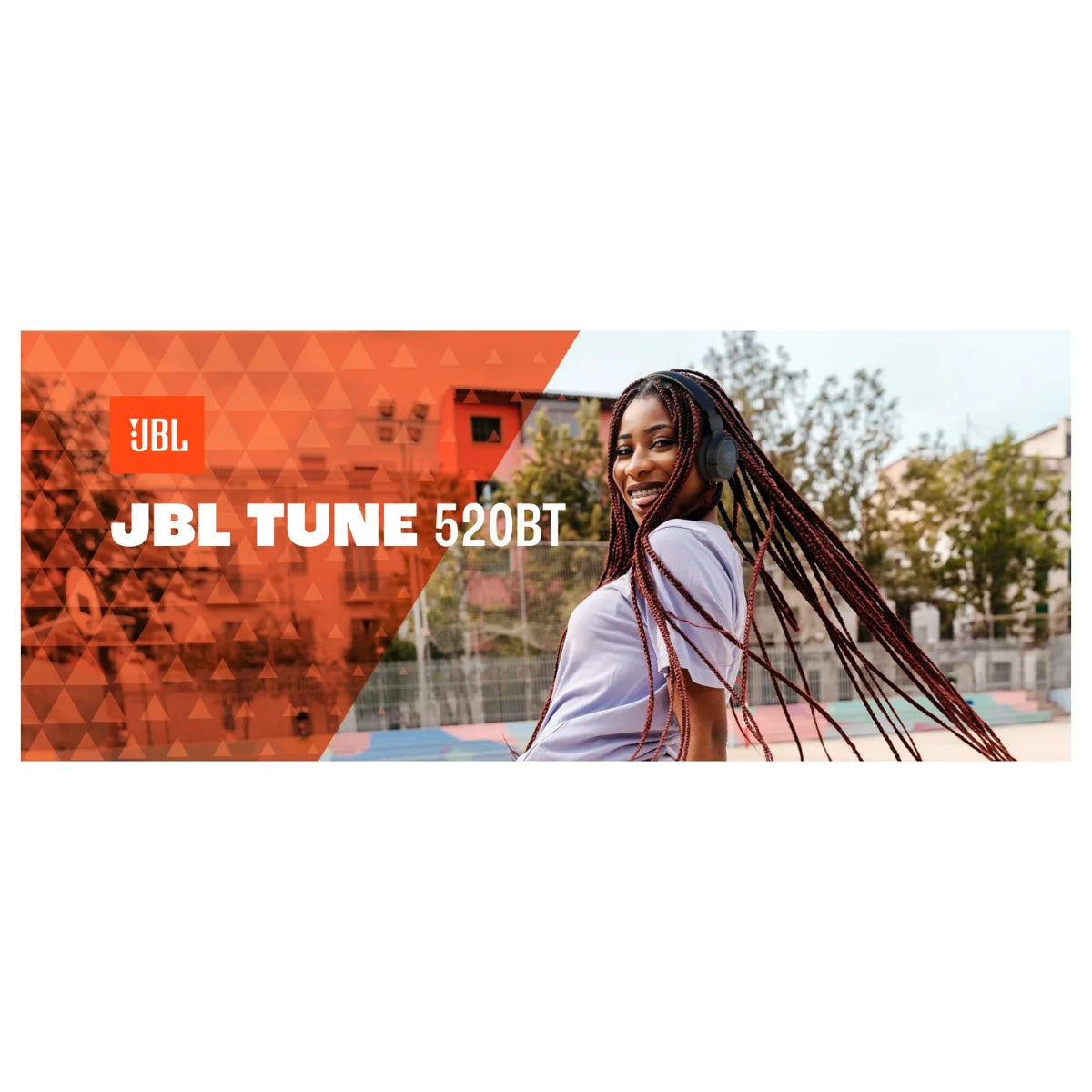 JBL Tune 520BT Wireless On-Ear Headphones, Bluetooth 5.3, Up To 57H Battery Life, Black, JBLT520BTBLK