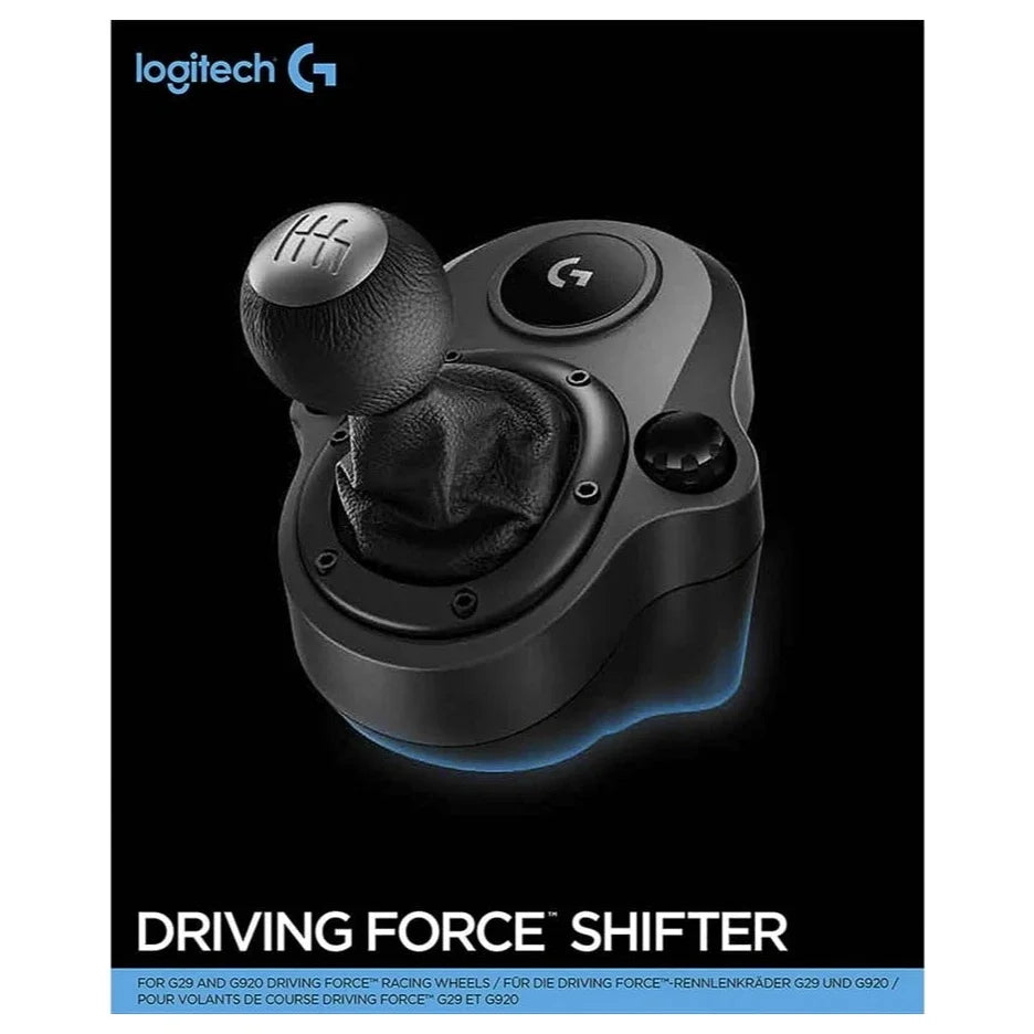 Logitech G Driving Force Shifter, Six-Speed Short-Throw, for G923, G29 and G920 Steering Wheel