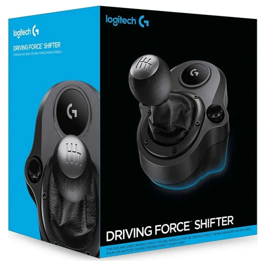 Logitech G Driving Force Shifter, Six-Speed Short-Throw, for G923, G29 and G920 Steering Wheel