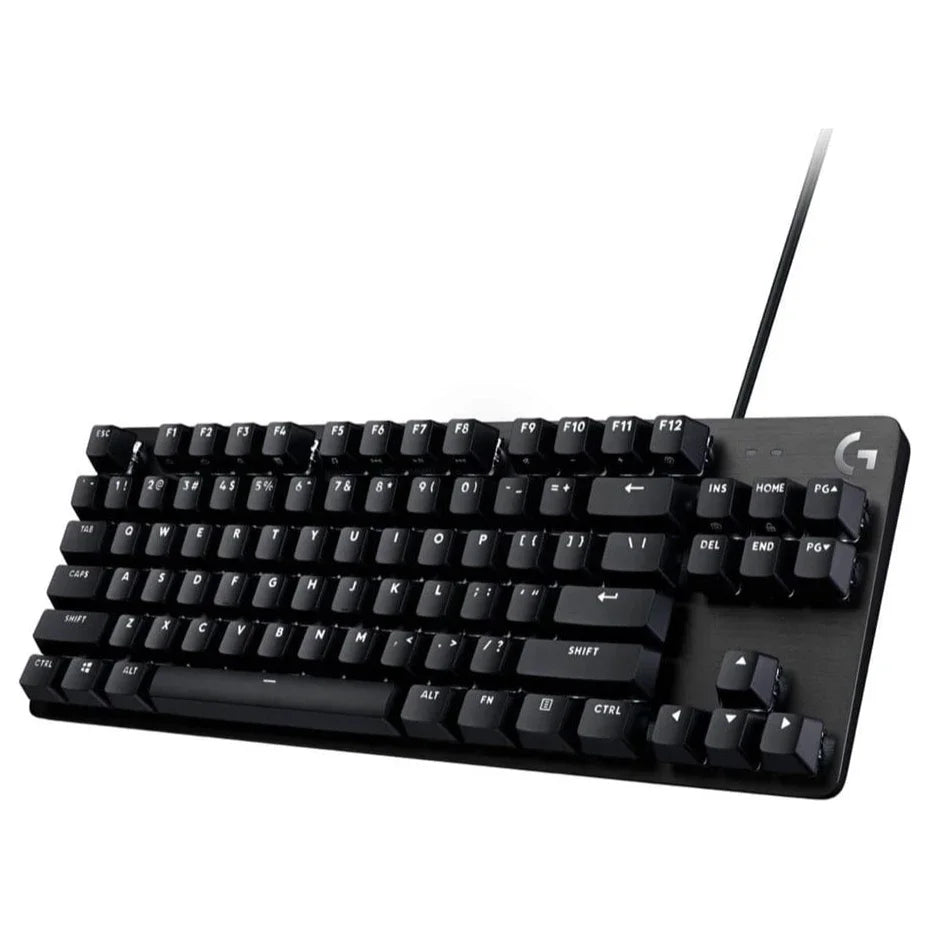 Logitech G413 TKL SE Mechanical Gaming Keyboard, Tactile Mechanical Switches, 6-Key Rollover With Anti-Ghost, PBT Keycaps, White LED Lighting, 920-010448