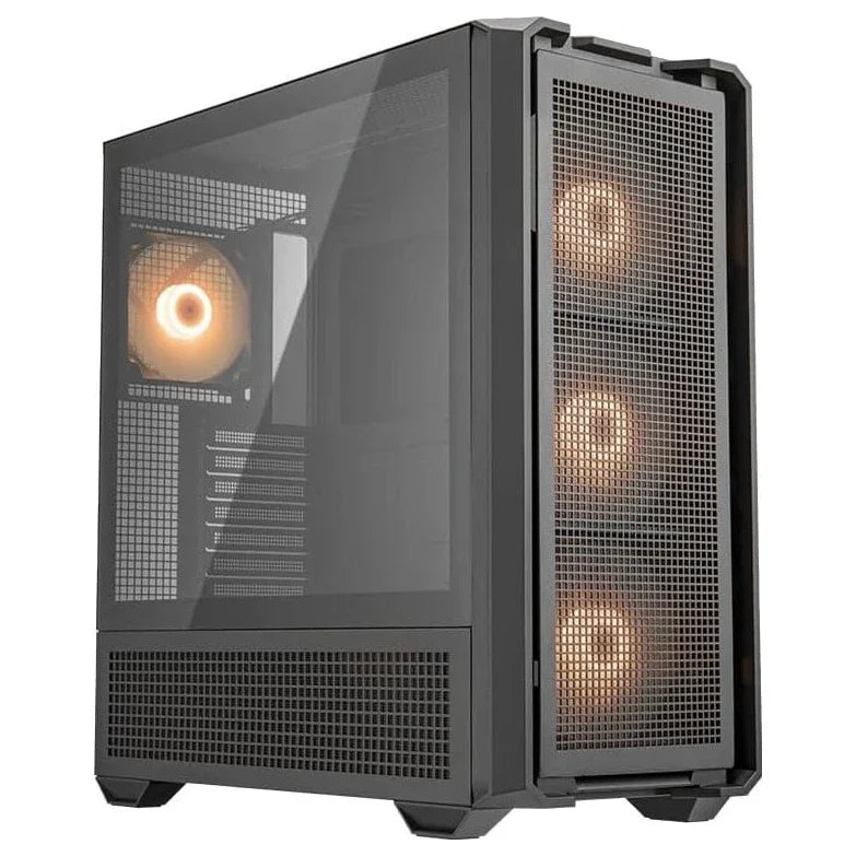 Cougar MX600 RGB Gaming Case Full Tower, 3x 140mm ARGB Fans and 1x 120mm ARGB Fan, Black