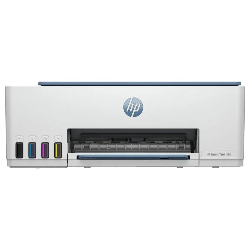 HP Smart Tank 585 All-in-One Printer, Wireless, Up To 12ppm Black, Up To 1200 x 1200 Rendered Dpi, Surf Blue