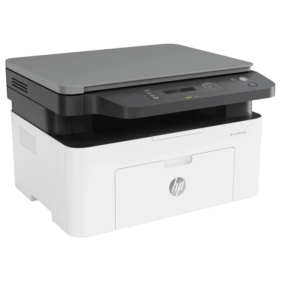HP LaserJet MFP 136w Laser Printer, Print Copy Scan, Up To 20ppm, Wi-Fi, Black and White (Official Warranty)