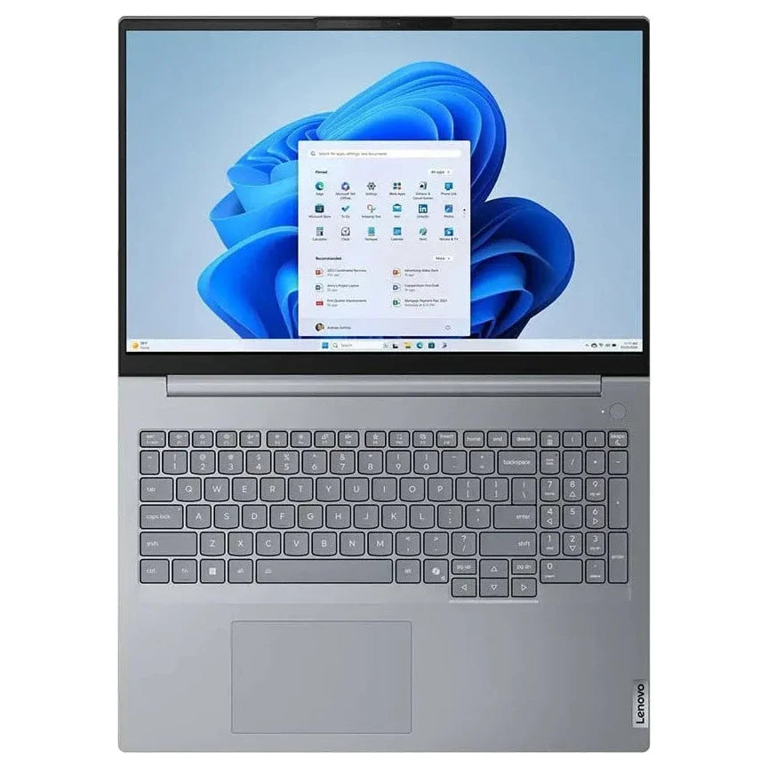 Lenovo ThinkBook 16 Gen 8 Laptop, Intel Core 7 240H, 8GB DDR5-5600 RAM, 512GB PCIe 4.0 NVMe SSD, 16" WUXGA IPS 300nits 60Hz, Integrated Intel Graphics, Arctic Grey, 21SH002EGQ (Official Warranty)