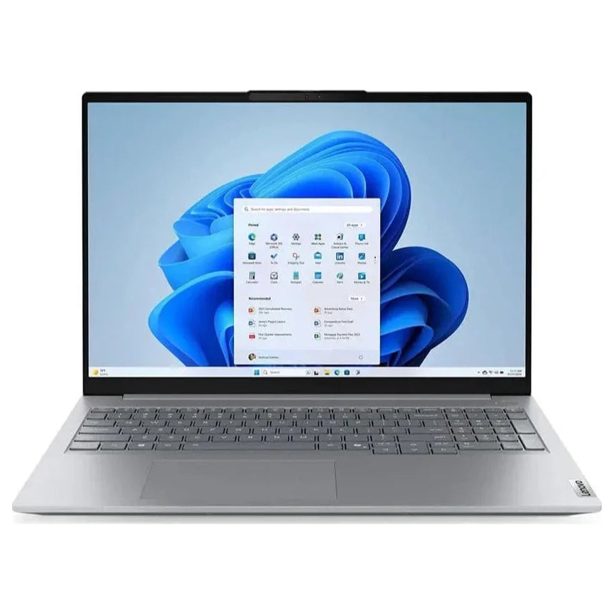 Lenovo ThinkBook 16 Gen 8 Laptop, Intel Core 7 240H, 8GB DDR5-5600 RAM, 512GB PCIe 4.0 NVMe SSD, 16" WUXGA IPS 300nits 60Hz, Integrated Intel Graphics, Arctic Grey, 21SH002EGQ (Official Warranty)