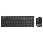 A4Tech FG2400 Air2 Wireless QuietKey Combo Set, 2.4G, 2000 DPI, 4-Level Adjustable, Black