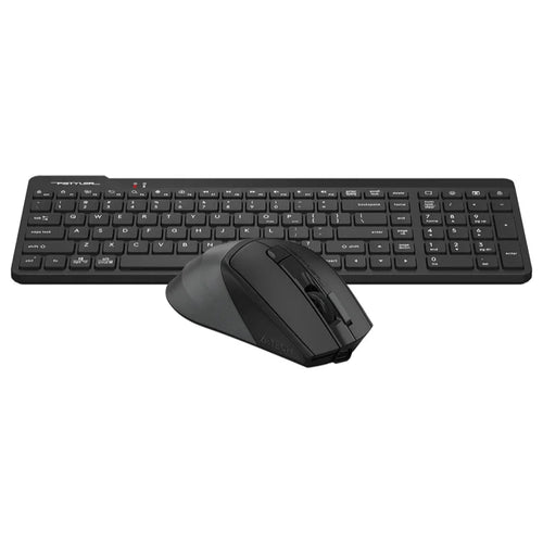 A4Tech FG2400 Air2 Wireless QuietKey Combo Set, 2.4G, 2000 DPI, 4-Level Adjustable, Black