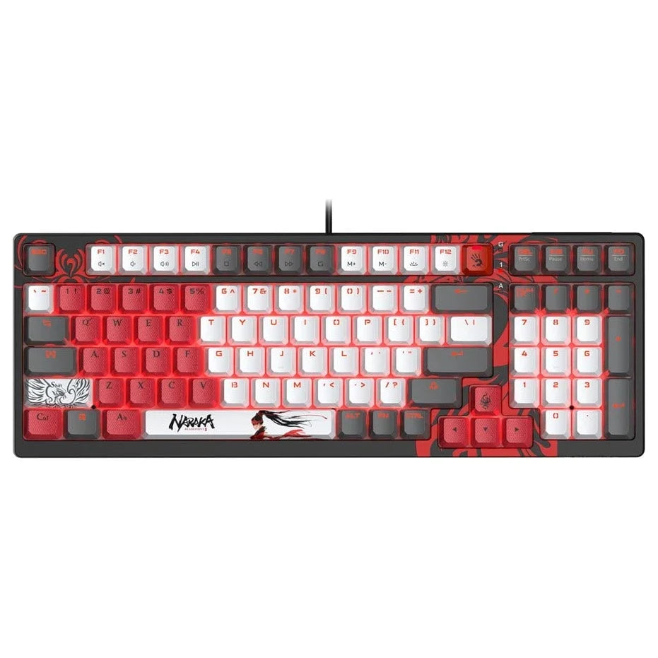 Bloody S98 Naraka Hot-Swappable RGB Mechanical Gaming Keyboard, BLMS Red Plus Switch