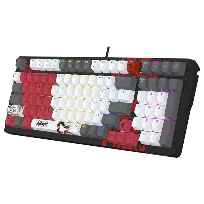 Bloody S98 Naraka Hot-Swappable RGB Mechanical Gaming Keyboard, BLMS Red Plus Switch