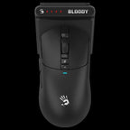 A4Tech Bloody R72 Pro Duo Dual Mode Wireless Gaming Mouse, 2.4GHz and USB Connection, 26000 CPI, 1000Hz, 1ms, Black