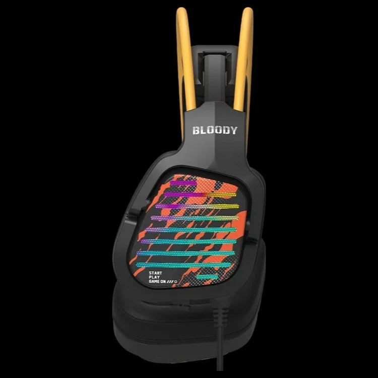 Bloody G565 Gaming Headset, 7.1 Virtual Surround Sound, 50mm, RGB, Energy Black