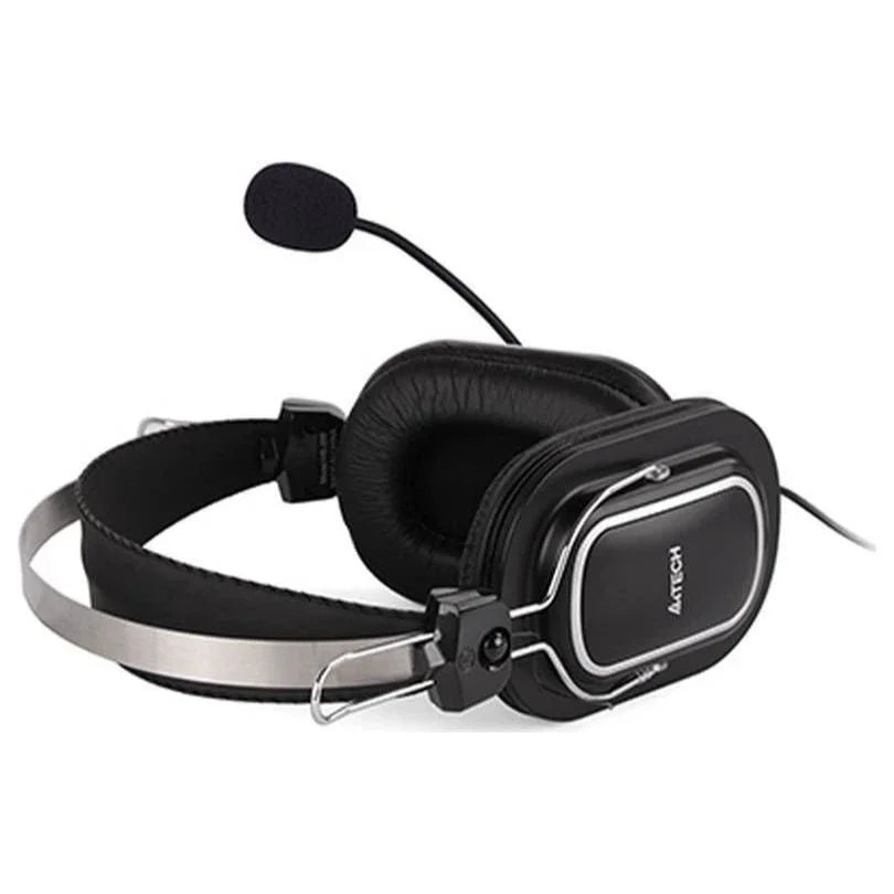 A4Tech HU-50 ComfortFit Stereo USB Headset, Single-Directional Mic
