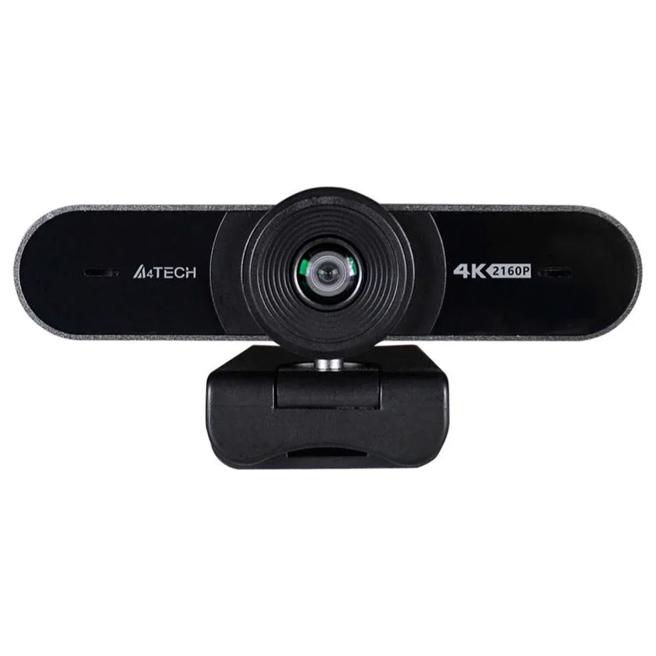 A4Tech PK-1000HA UHD 4K Pro AF Webcam, 2160p 30fps, Auto Focus, Dual Noise-Cancelling Microphones, 95 Degree Viewing Angle