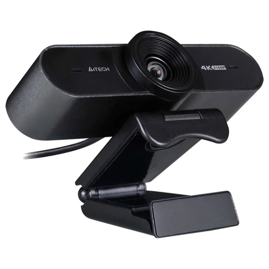 A4Tech PK-1000HA UHD 4K Pro AF Webcam, 2160p 30fps, Auto Focus, Dual Noise-Cancelling Microphones, 95 Degree Viewing Angle