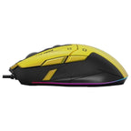 Bloody W70 Max RGB Gaming Mouse, 10,000CPI, 2000Hz, 1ms, Punk Yellow