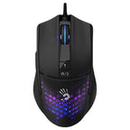 Bloody L65 Max Lightweight Gaming Mouse, 12000 CPI, RGB Animation, 4M Onboard Memory, Honeycomb