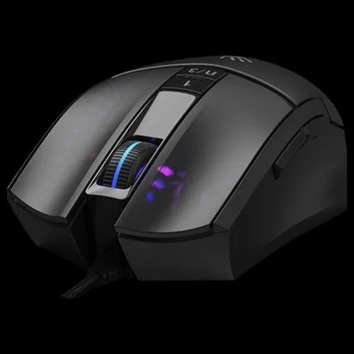 Bloody L65 Max Lightweight Gaming Mouse, 12000 CPI, RGB Animation, 4M Onboard Memory, Honeycomb