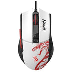 Bloody L65 Max Lightweight Gaming Mouse, 12000 CPI, 2000 Hz Report Rate, 4M Onboard Memory, RGB Animation, Naraka