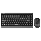 A4Tech FGS1110Q Fstyler Wireless Keyboard and Mouse Combo Set, 2.4G, Quiet Key, 2000 DPI, Grey