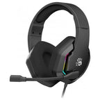 Bloody G260 Virtual 7.1 Surround Sound Gaming USB Headset, 50mm Speaker Unit, Noise Cancelling Mic, In-Line Controller, RGB Flow Backlight, Black