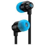 Logitech G333 Gaming Earphones, Dual Dynamic Drivers, USB-C and 3.5mm, In-Line Mic, Black