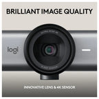 Logitech MX Brio 705 for Business Premium 4K Webcam, AI-Powered Image Enhancement