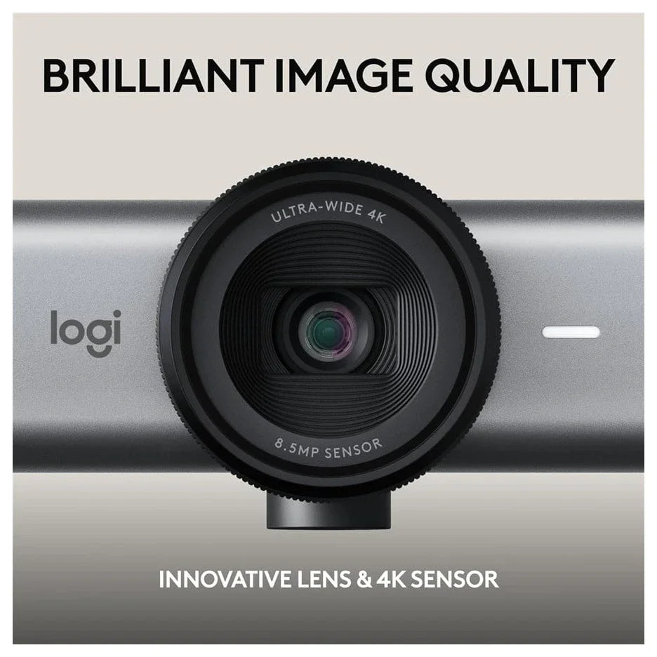 Logitech MX Brio 705 for Business Premium 4K Webcam, AI-Powered Image Enhancement