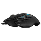 Logitech G502 HERO Wired Gaming Mouse, HERO 25K Sensor, LIGHTSYNC RGB, 11 Programmable Buttons, Tunable Weight, Black