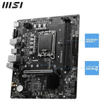MSI PRO B760M-E Motherboard, LGA 1700, DDR5 6400+MHz OC