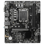 MSI PRO B760M-E Motherboard, LGA 1700, DDR5 6400+MHz OC
