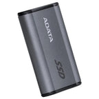 ADATA Elite SE880 External Solid State Drive, 1TB, USB3.2 Gen2x2 Type-C, Up To 2000MB/s Read Speed, Titanium