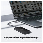Lexar SL300 Portable SSD, 1TB, Up To 1050MB/s Read, USB 3.2 Gen 2 Type-C, IP54 Dust and Water Resistance