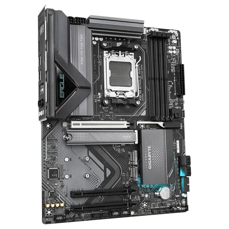 Gigabyte X870 EAGLE WIFI7 AMD Motherboard AM5, DDR5, Wi-Fi 7, 2.5GbE, Dual USB4 Type-C, HDMI