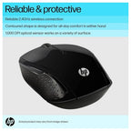 HP Wireless Mouse 200 Wireless Mouse, Wireless Up To 30ft, Black
