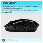 HP Wireless Mouse 200 Wireless Mouse, Wireless Up To 30ft, Black