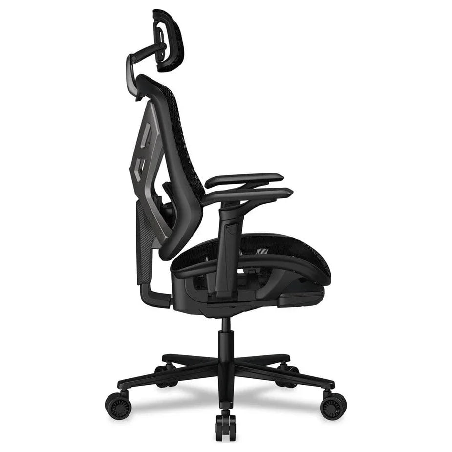 Cougar SPEEDER Gaming Chair, Racing Car Inspired Ergonomic Design, Chenille Yarn Mesh, 3D Hyperrotation Armrest, Adjustable Headrest, Retractable Footrest