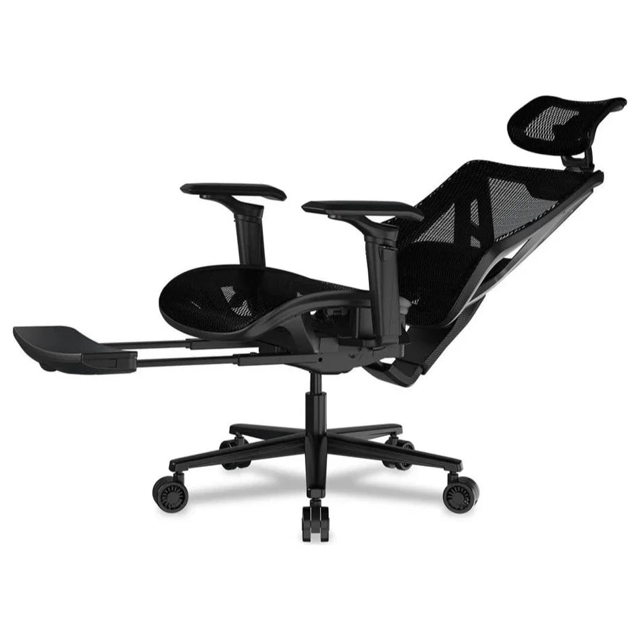Cougar SPEEDER Gaming Chair, Racing Car Inspired Ergonomic Design, Chenille Yarn Mesh, 3D Hyperrotation Armrest, Adjustable Headrest, Retractable Footrest