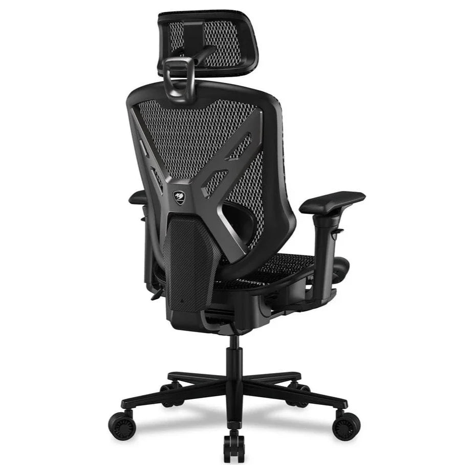 Cougar SPEEDER Gaming Chair, Racing Car Inspired Ergonomic Design, Chenille Yarn Mesh, 3D Hyperrotation Armrest, Adjustable Headrest, Retractable Footrest