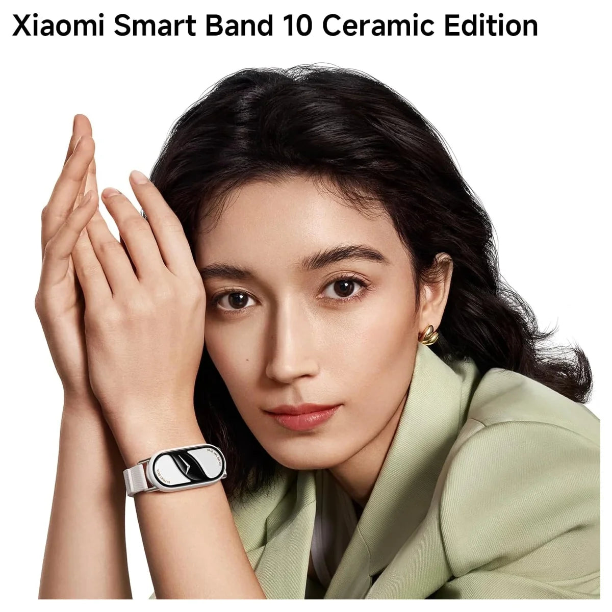 Xiaomi Mi Smart Band 10 Smart Band, 1.72' AMOLED Display, 21 Days Battery Life, BT5.4, Midnight Black