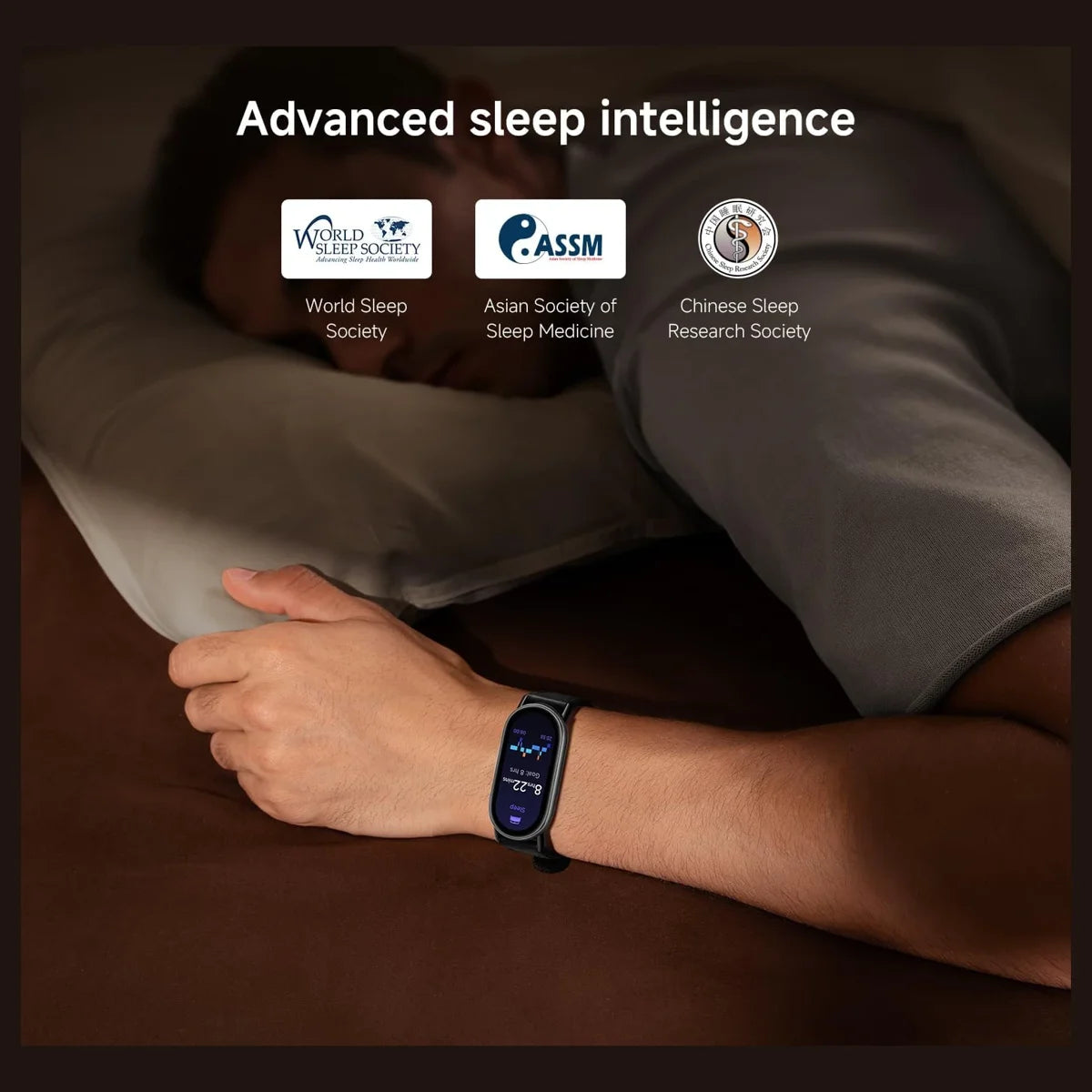 Xiaomi Mi Smart Band 10 Smart Band, 1.72' AMOLED Display, 21 Days Battery Life, BT5.4, Midnight Black