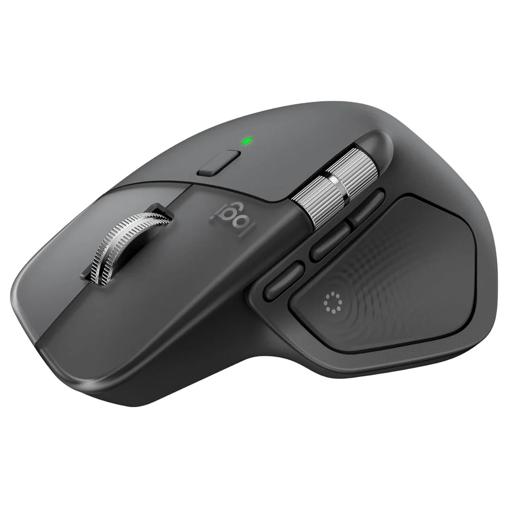 Logitech MX Master 4 Wireless Mouse, Bluetooth, USB-C Charging, Graphite 910-007565