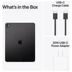 Apple 13' iPad Pro M5 Chip, M5 9-Core CPU 10-Core GPU 16-Core Neural Engine, 12GB RAM 512GB Storage, Wi-Fi 7 Bluetooth 6, Space Black, MDYL4