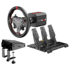 PXN VD6 Bundle PC Steering Wheel and Pedals, 6Nm Direct Drive Servo Motor Base, W AS Racing Wheel, Hall Effect 2-Pedal Set, Table Clamp