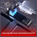 WD Blue SN5100 Internal Solid State Drive, 500GB NVMe M.2 2280 PCIe Gen 4.0, Read Speeds Up To 6,600MB/s, WDS500G5B0E