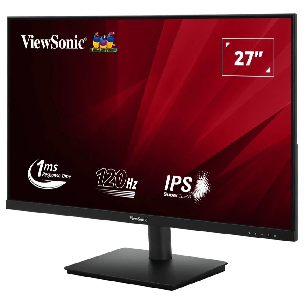ViewSonic VA270A-H Monitor, 27' FHD 120Hz, 1ms MPRT, IPS, HDMI 1.4VGA, Flat