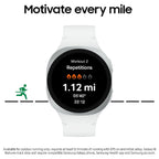 Samsung Galaxy Watch 8 44mm Bluetooth Smartwatch, Sleep Coaching, Running Coach, Heart Rate Tracking, Silver