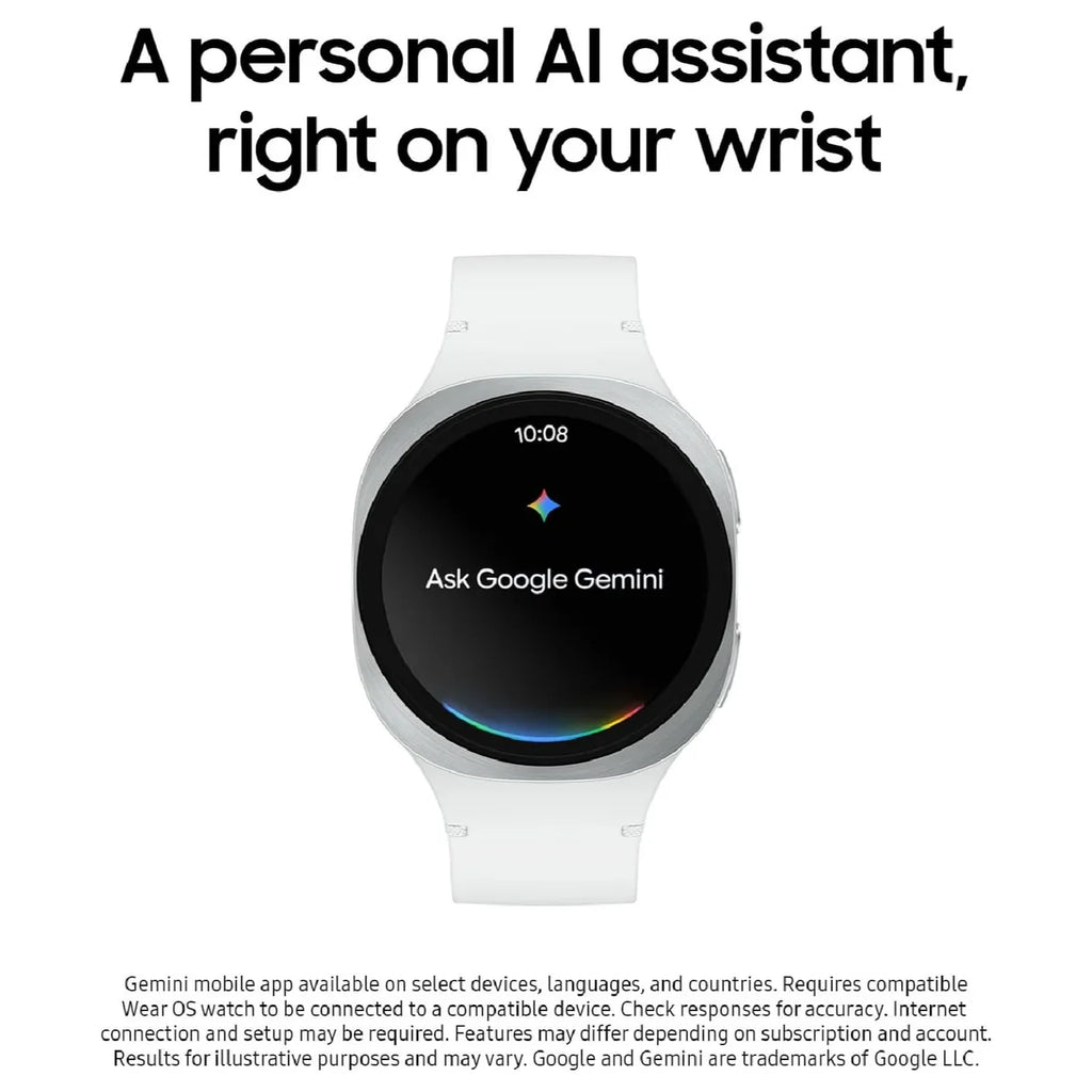 Samsung Galaxy Watch 8 44mm Bluetooth Smartwatch, Sleep Coaching, Running Coach, Heart Rate Tracking, Silver