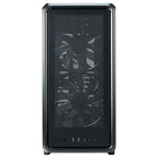 Cooler Master MasterFrame 500 Mesh ARGB ATX Mid-Tower PC Case, Premium Aluminum Chassis, Dual 200mm ARGB Intake Fans, Modular Open-Frame, 360mm Radiator Support, USB-C, Black, MF500M-KHNN-S01